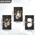 thumbnail image 2 of Light Switch Cover Switch Plate Outlet Cover Plug Cover for Electrical Unused Outlet Cover Moon Phases with Flowers and Stars, 2 of 6