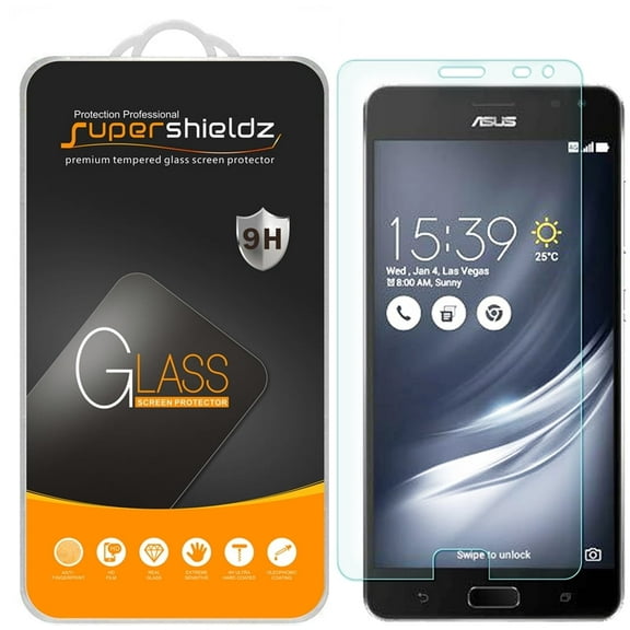 [1-Pack] Supershieldz for Asus ZenFone AR Tempered Glass Screen Protector, Anti-Scratch, Anti-Fingerprint, Bubble Free
