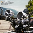 thumbnail image 2 of Altavoces Bluetooth para motocicleta KSPEAKER, resistentes al agua, 200 W, 2 of 7