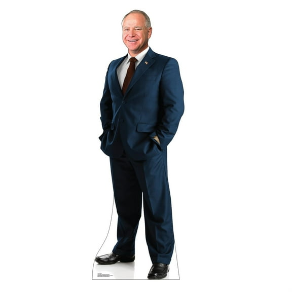 Cardboard People Tim Walz Standee Life Size Cardboard Cutout Standup