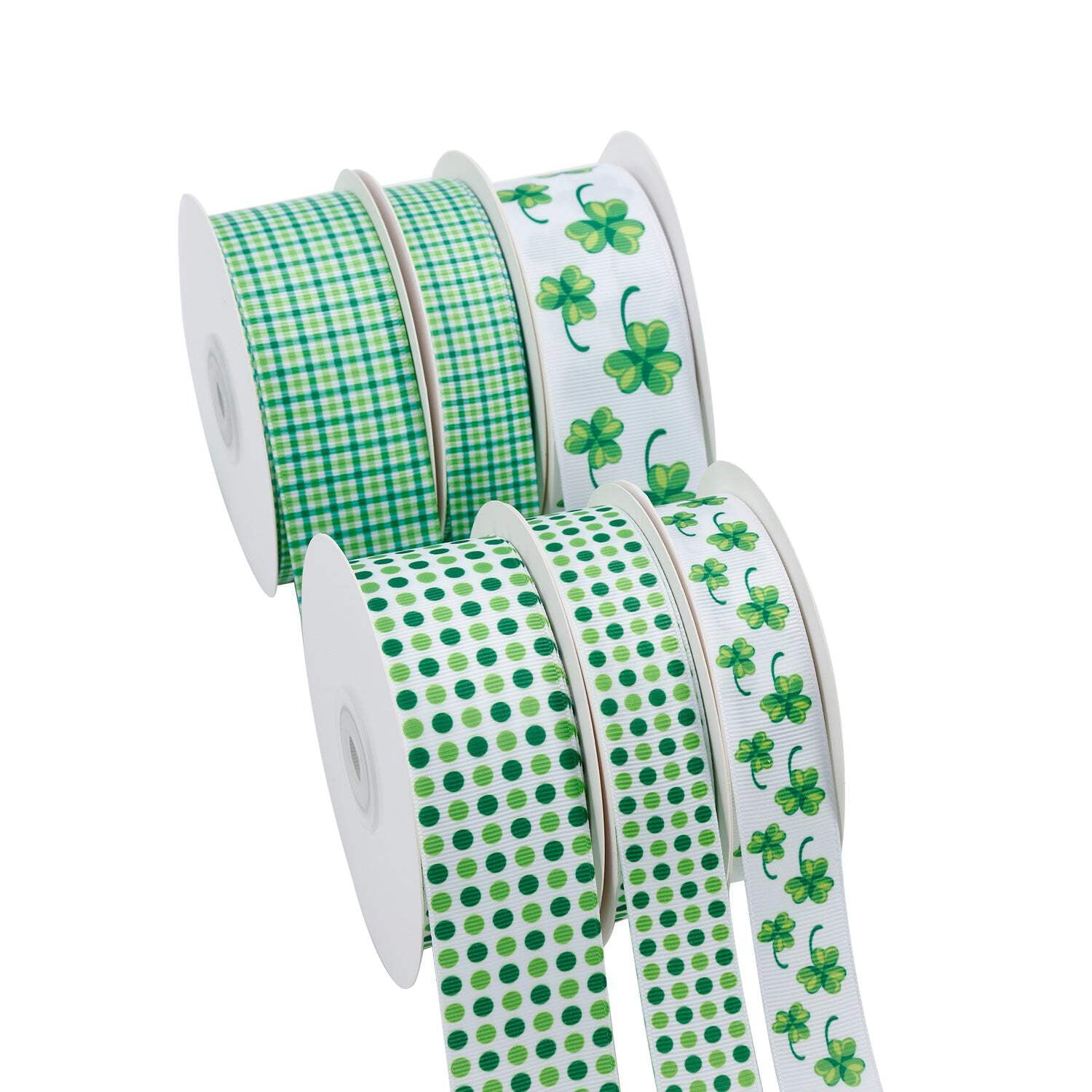 LaRibbons Patty's Clover Grosgrain Ribbon