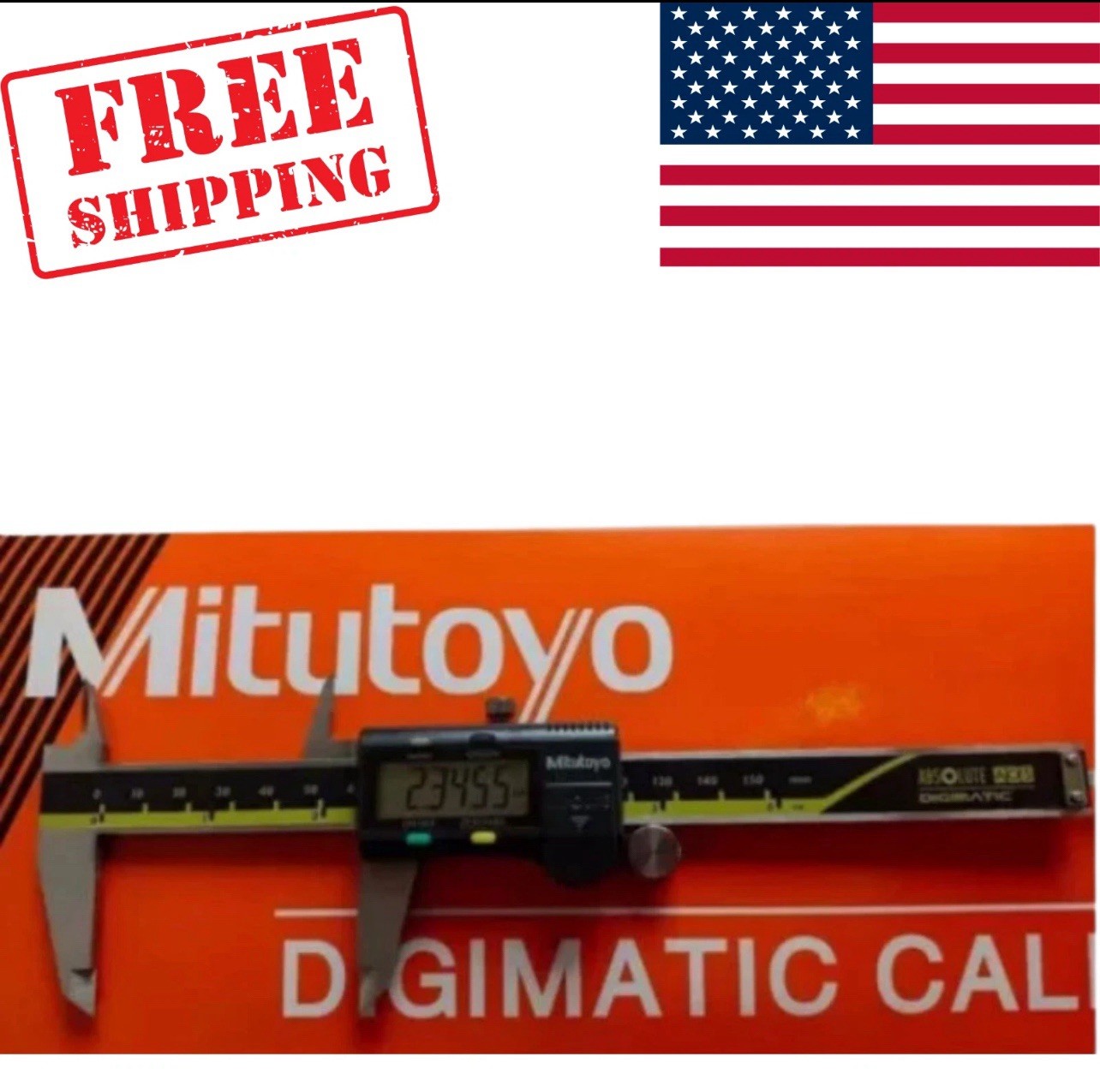 Japan Mitutoyo 500-196-30 150mm/0-6" Absolute Digital Digimatic Vernier Caliper