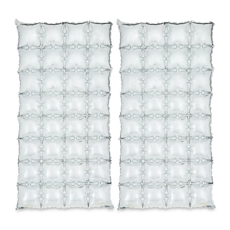 Silver Foil Air-Filled Balloon Backdrops, 27" x 55", 2 Count, by Way To Celebrate