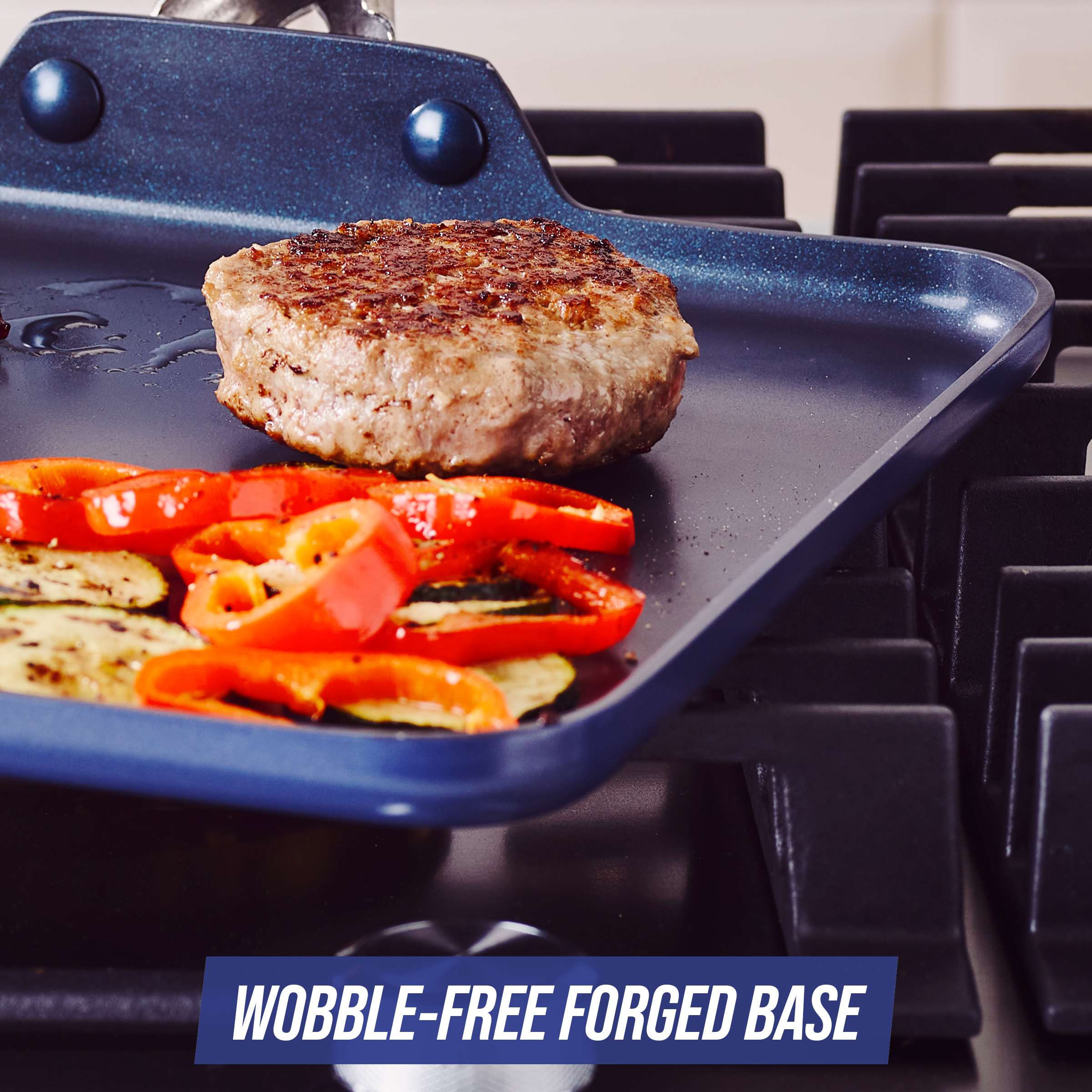 Blue Diamond 11" Ceramic Nonstick Griddle photo 5