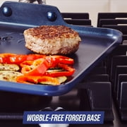 Blue Diamond 11″ Ceramic Nonstick Griddle – Toxin-Free, Dishwasher, Oven, and Metal Utensil Safe