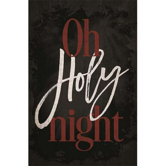 Artistic Reflections PA1075 10,5 x 16 Po. Oh Sainte Nuit Palette Design Mur d'Art Signe
