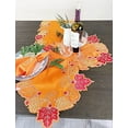 thumbnail image 5 of Fennco Styles Embroidered Sequin Autumn Leaves Table Runner 16" W X 117" L - Terracotta Harvest Foliage Table Cover for Thanksgiving, Holiday, Banquets, Special Occasion, 5 of 5
