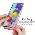 thumbnail image 3 of CoverON Samsung Galaxy A71 5G Clear Case with Two-Tone Colors Heavy Duty Full Body Shockproof Phone Cover - Gradient Series, 3 of 8