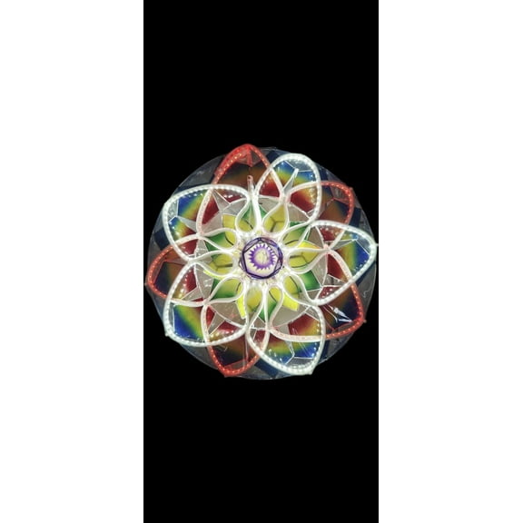 Snow C Capiz na Parol, Christmas Lantern LED 12 inches