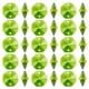 thumbnail image 1 of Uxcell Perlas Octagon de Cristal K9 con 2 Agujeros, Paquete de 100, Prismas de 14mm para Decoración de Artes y Manualidades, Verde Oliva, 1 of 7