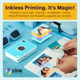 thumbnail image 5 of KODAK Printomatic+ Instant Camera Gift Bundle (Blue) w/Case, Zink Paper & More, 5 of 10