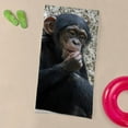 thumbnail image 3 of CafePress - Chimpanzee002 - Large Beach Towel, Soft 30"x60" Towel with Unique Design, 3 of 3