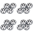 thumbnail image 1 of 4 Uds Tapacubos Genuinos Cromados Y 70MM para Beetle Passat, 1 of 7