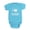 Turquoise, variant on - Helicopter Pilot Runways - Cute Infant Bodysuit Baby Romper
