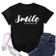 thumbnail image 5 of Camiseta informal de manga corta con cuello en V y estampado para mujer - Poliéster y spandex, transpirable, diseño floral - Top de moda para verano/otoño, 5 of 6