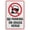 Warning Sign 3, variant on No Parking On Grass Verge Sign Metal Signs 8"x12" Rust Free Aluminum,Uv Ink Printing,DurableWeatherproof Outdoor For Home