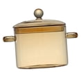 thumbnail image 2 of Olla de Vidrio Strade Fareast Limited con Tapa 1300ml Marrón Claro, 2 of 8