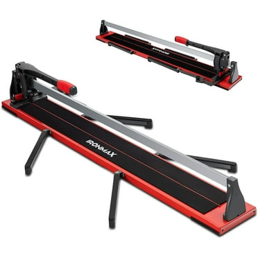 IRONMAX 48 Inch Tile Cutter, Manual Tile Cutter with Anti-Skid Feet & Removable Scale, Porcelain Ceramic Floor Tile Cutting Machine with Tungsten Carbide Wheel, Tile Cutter Tool