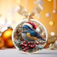 thumbnail image 2 of Eastern Phoebe Bird Custom Ornaments 2025, Eastern Phoebe Bird Ornament, Eastern Phoebe Bird Christmas Hanging Decor, Eastern Phoebe Bird Ornaments for Christmas Tree. KtWCXu (Eastern Phoebe Bird 5), 2 of 4