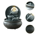 thumbnail image 6 of TISHITA Indoor Waterfall Tabletop Desktop Landscape Water Pump with LED Lights Water for Yoga Housewarming A, 6 of 8