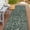 Green, variant on World Rug Gallery Contemporary Tropical Leaves Weather Resistant Reversible Indoor/Outdoor Area Rug - Blue 2'x7'