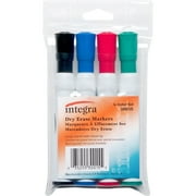 Integra, ITA30015, Chisel Point Dry-erase Markers, 1 / Set
