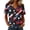 Navy-#003, variant on Women's American 250th Anniversary T-Shirt 4th Of July Patriotic Design Shirt V Neck Short-Sleeved American Flag Red White and Blue Independence Day Clothes,Watermelon Red XL