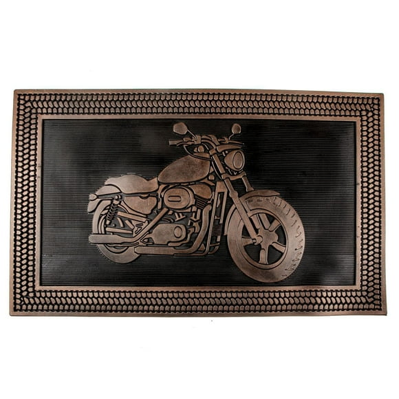 Harley Motorcycle Rubber Door Mat