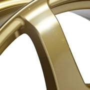 17x8 Enkei T6S (gold) WheelsRims 5x100 (485-780-8045gg)
