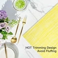 thumbnail image 2 of Homieway Yellow Placemats Set of 4, Washable PVC Kitchen Dining Table Mats, Heat Resistant, Stain Resistant, Easy to Clean, 2 of 6