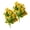 Bright Yellow, variant on 2 Pcs Magenta Red Artificial Flowers Outdoor, 13.8" UV Resistant Fake Plastic Greenery Bushes for Window Box Front Porch Planter Decor