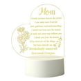 thumbnail image 2 of 2023 Summer Savings! WJSXC Home and Kitchen Clearance, Mother's Day Gift-LED Acrylic 3D Mother's Day Greeting Gift Light, Acrylic Greeting Mother's Day Gift Atmosphere Light (White Warm Light) P, 2 of 6