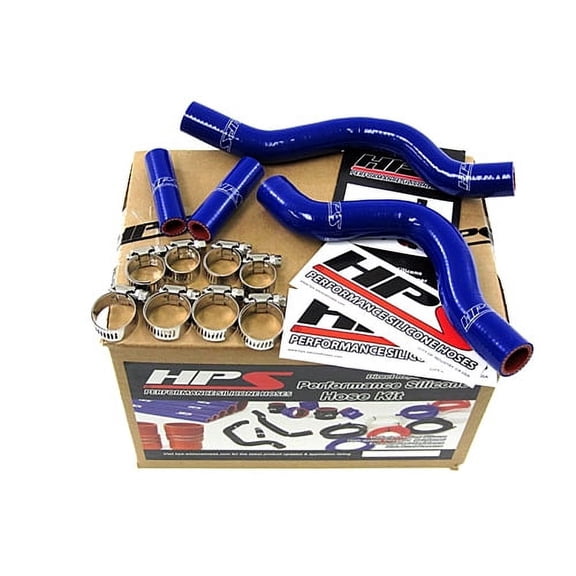 HPS Blue Reinforced Silicone Radiator Hose Kit Coolant for Suzuki 01-11 RM250