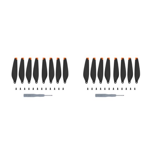 Bearachild 8 piezas Wing Airscrew Paddle menor ruido Airfoils portátil fácil de instalar y desmontar Airfoil llevar fácilmente Rubicelle rubicelle 2piezas