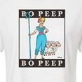 thumbnail image 3 of Toy Story 4 - Type Block Bo Peep - Juniors Cropped Cotton Blend T-Shirt, 3 of 5