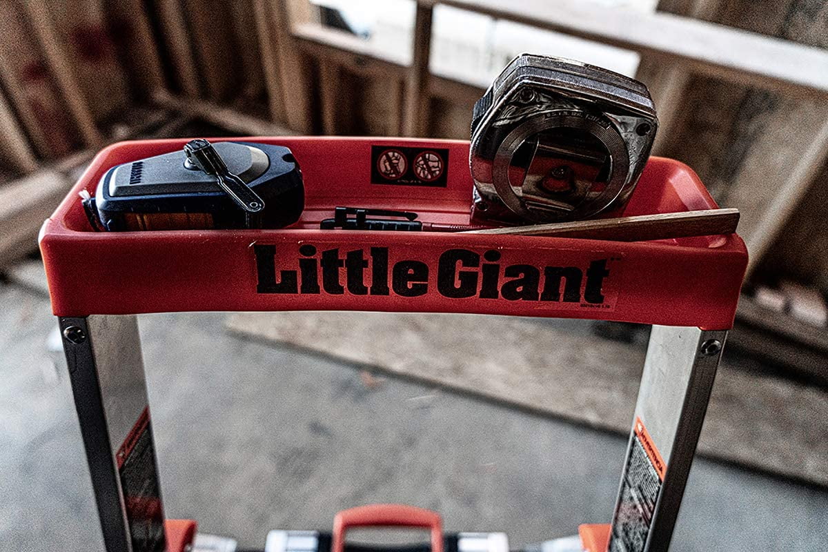 Little Giant Ladders Flip N Lite 6 Foot Stepladder Aluminum Type 1a 300 Lbs Rated 15270 001 Walmart Com Walmart Com
