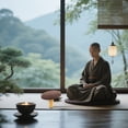thumbnail image 4 of Raindrops Single-leg Design Kneeling Bench For Home Use Brown Wood 1Pcs, 4 of 6