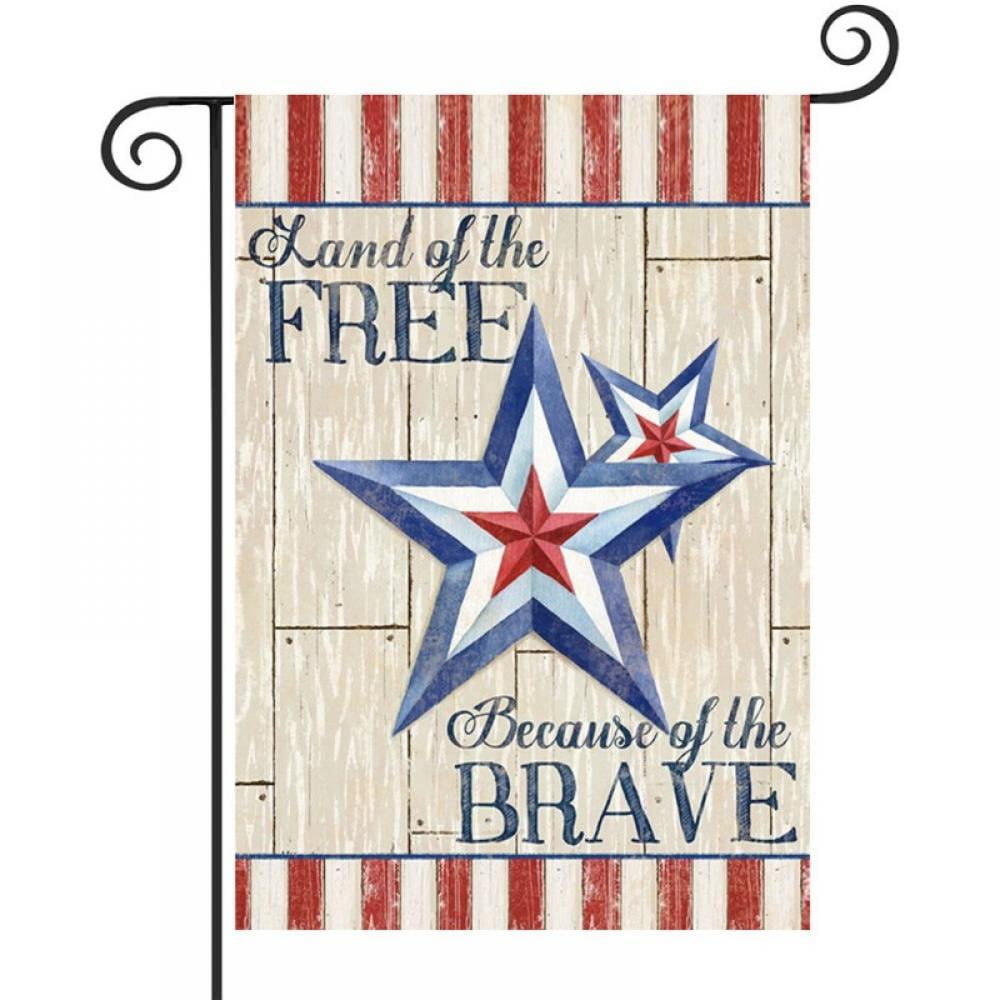 Details about   Home Of The Free Because Of The Brav Gift For Veteran House flag Garden Flag 