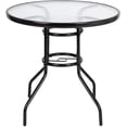 thumbnail image 6 of Hottest 31 inch Patio Table Outdoor Table Outdoor Dining Table Patio Dining Table Wrought Iron Weather Resistant Patio Furniture for Patio Outdoor Pool Balcony (Round), 6 of 6