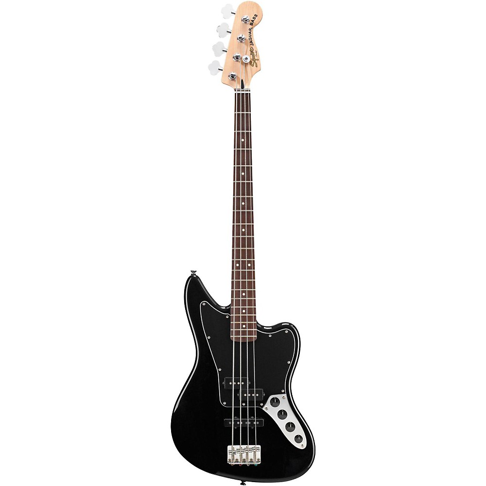 Fender Squier Vintage Modified Jaguar Bass Special Electric Bass Guitar Black 8538