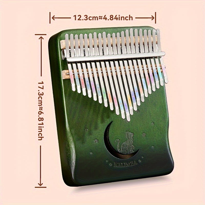 21-Key Thumb Piano Kalimba Beginner-Friendly Finger Piano for Girls, Easy-to-Learn Birthday Gift Musical Instrument