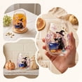 thumbnail image 5 of Twfbrm Halloween Wine Glass, 3D Handmade Creative Drinking Cups with Stemless, Creative Bar Glass with Black Cats Witch And Pumpkin Designs, Funny Clear Tumbler Cup for Home, Party Decorations, 5 of 6
