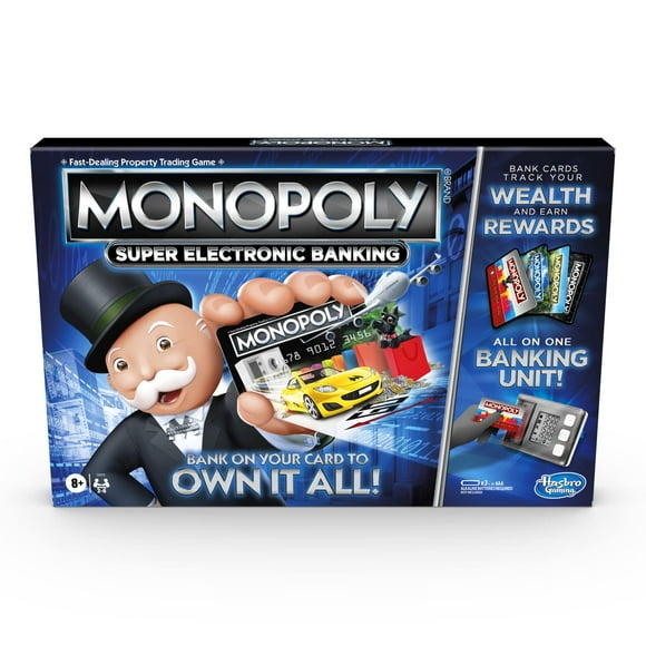 Juego de mesa Hasbro Gaming Monopoly Super Electronic Banking