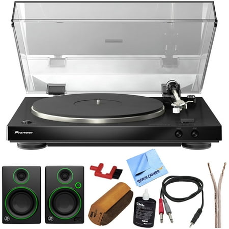 Pioneer Audiophile Stereo Turntable w/ Chassis & Built-in Phono EQ (PL-30-K) + 3