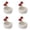 White 4Packs, variant on Ceramic Candle Holder Home Decoration Venue Layout Props Bedroom Atmosphere Aromatherapy Ornaments 4PCS, 8.06x7.2 cm, White 4Packs