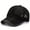 Black, variant on Voska Lightweight Mesh Baseball Hat Unisex Fishing Sun Hat Breathable Polyester Cotton Outdoor Cap Black