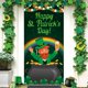thumbnail image 4 of Decoraciones para el Día de San Patricio, Accesorios para el Día de San Patricio, Cubierta para Puerta del Día de San Patricio, Decoración para Exteriores de Irlanda, Bandera Vertical Colgante, Banner, 4 of 6