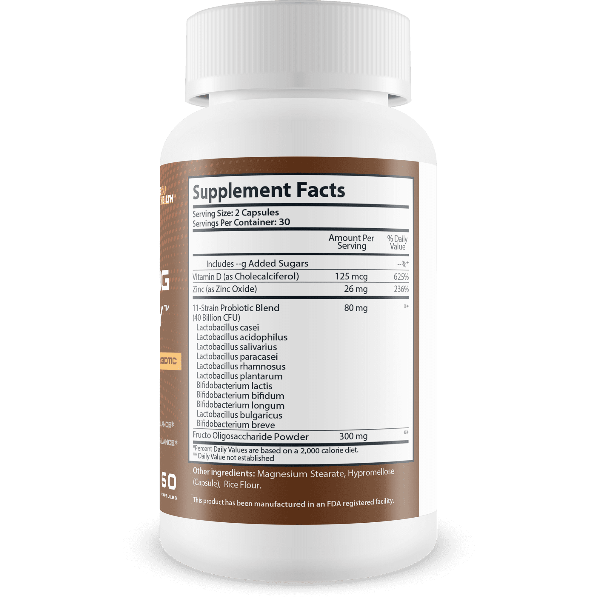 Pro Gut-Lung Therapy - Probiotic Mood Support - Defense + Recovery Probiotic - Support Balanced Mood - Support Gut Probiotic Balance - Support Lung Probiotic Balance - Overall Health Support