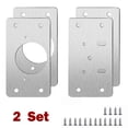 thumbnail image 1 of 10Pair Cabinet Hinge Repair Tool Plate Close Hinges Kitchen Cupboard Door Fixing, 1 of 3