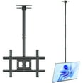 thumbnail image 2 of ONKRON Ceiling TV Mount Hanging Height Adjustable TV Bracket - Drop Down TV Mount - Full Motion Pole TV Mount for 32 to 80 inch LED LCD OLED 4K TVs, Flat Screens up to 150 lbs (N2L) Black, 2 of 9